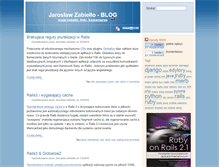Tablet Screenshot of blog.zabiello.com